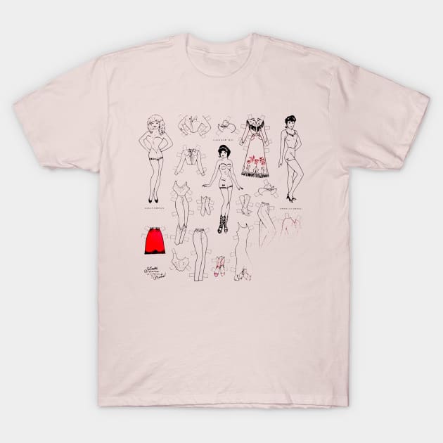 Paper dolls T-Shirt by 1-900-SLEEZE